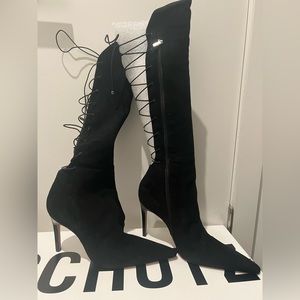 Schutz Gwen Nappa Leather suede Boot